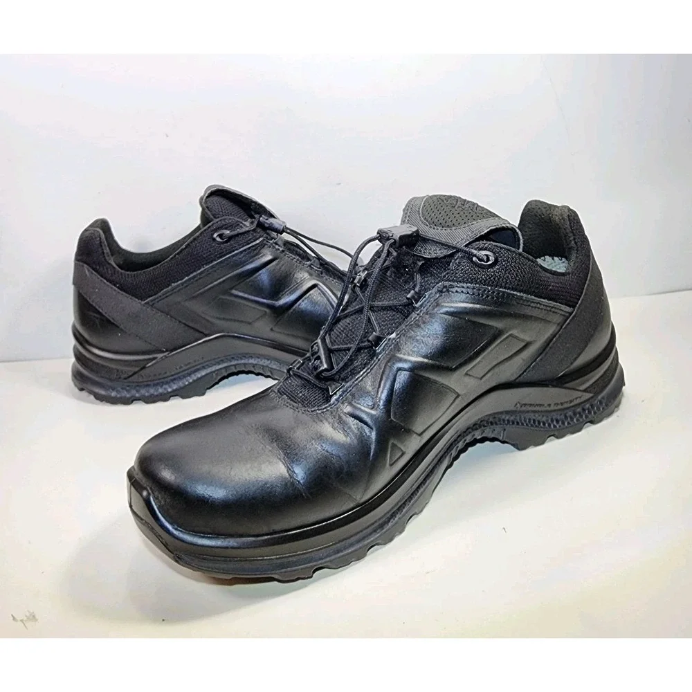 Haix Black Eagle Tactical 2.0 GTX Low Shoes Mens 9 Black Waterproof Corded Laces